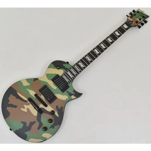 ESP LTD EC-1000 Guitar Woodland Camo Satin B-Stock 1099 sku number LEC1000WCS.B1099