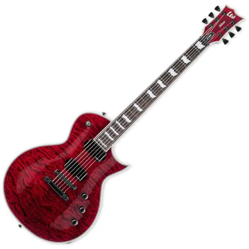 ESP LTD Deluxe EC-1000QM See Thru Black Cherry Guitar sku number LEC1000QMSTBC
