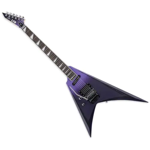 ESP LTD Alexi Laiho Ripped Lefty Guitar Purple Faded Pinstripes sku number LALEXIRIPPEDLH