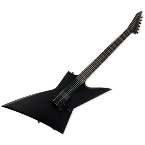 ESP LTD EX Black Metal Electric Guitar sku number LEXBKMBLKS