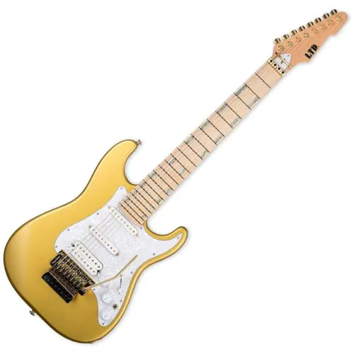 ESP LTD JRV-8FR Javier Reyes Guitar Metallic Gold sku number LJRV8MGO