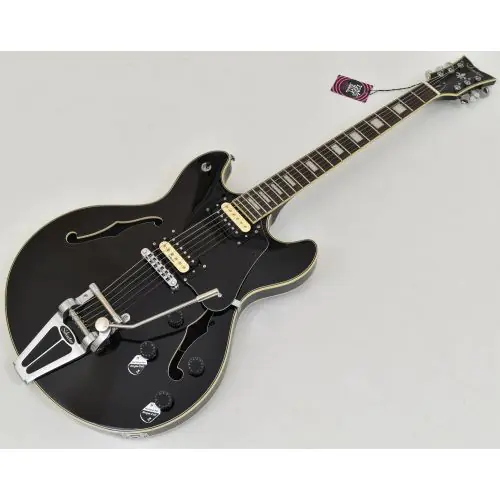 Schecter Corsair Semi Hollow Guitar Black B-Stock 0653 sku number SCHECTER1552-B0653