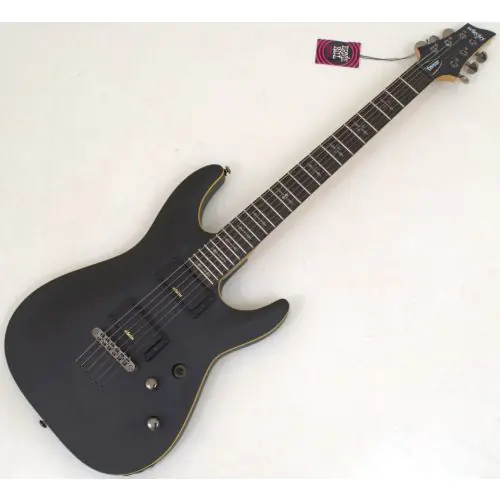 Schecter Demon-6 Guitar Aged Black Satin B-Stock 1062 sku number SCHECTER3660-B1062
