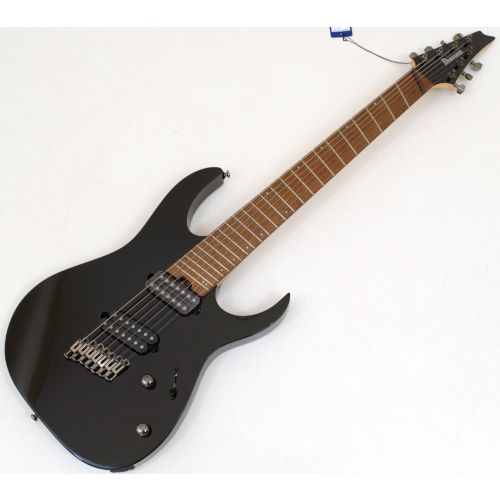 Ibanez RGMS7 BK Multi Scale 7 String Black Guitar B-Stock sku number RGMS7BK-B