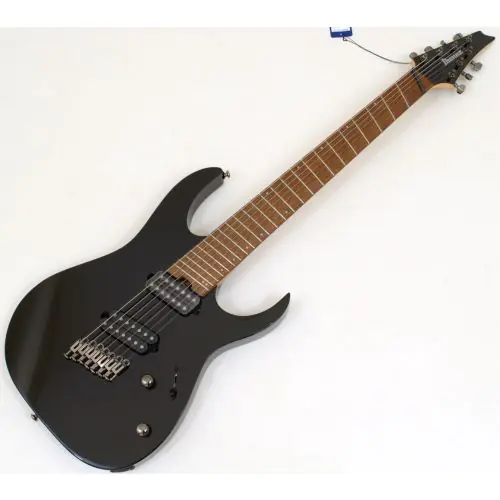 Ibanez RGMS7 BK Multi Scale 7 String Black Guitar B-Stock sku number RGMS7BK-B