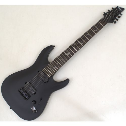 Schecter Damien-7 Guitar Satin Black B-Stock 0615 - 2472