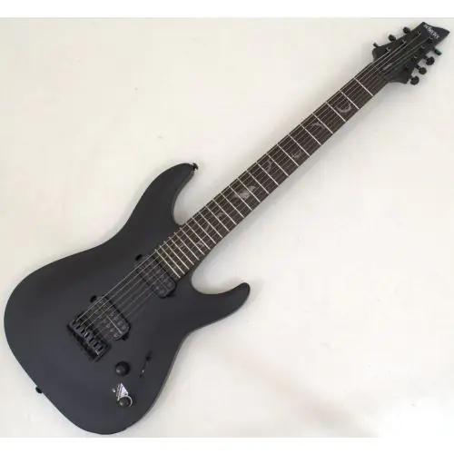 Schecter Damien-7 Guitar Satin Black B-Stock 0615 sku number SCHECTER2472-B0615