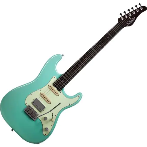 Schecter Nick Johnston Traditional HSS 10th Anniversary Guitar Atomic Green sku number SCHECTER1154