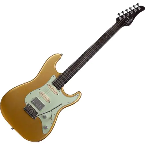 Schecter Nick Johnston Traditional HSS 10th Anniversary Guitar Atomic Saffron sku number SCHECTER1155