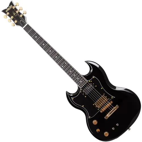 Schecter ZV-H6LLYW66D-S Zacky Vengeance Lefty Guitar Gloss Black sku number SCHECTER546
