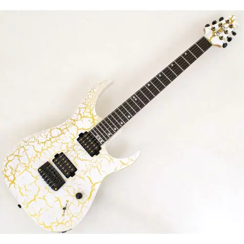 Schecter USA Sunset Extreme 6 White Gold Satin Crackle Guitar sku number SCHECTER7351