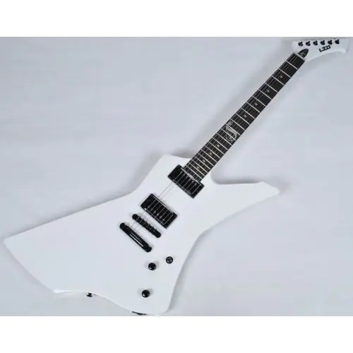 ESP LTD James Hetfield Snakebyte Electric Guitar in Snow White B-Stock sku number LSNAKEBYTESW.B