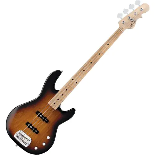 G&L Tribute JB-2 Bass Guitar in 3-Tone Sunburst Finish sku number TI-JB2-120R20M00