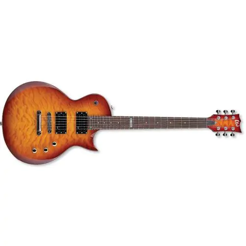 ESP LTD EC-100QM Quilt Maple Faded Cherry Sunburst Guitar B-Stock sku number LEC100QMFCSB.B