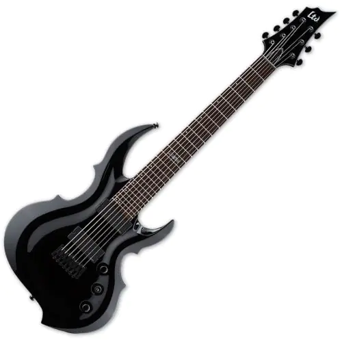 ESP LTD FRX-407 7 Strings Electric Guitar in Black B-Stock sku number LFRX407BLK.B