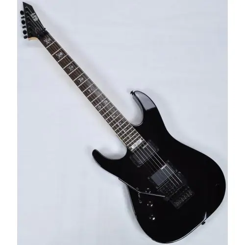 ESP LTD KH-202 Kirk Hammett Left Handed Electric Guitar in Black sku number LKH202BLKLH