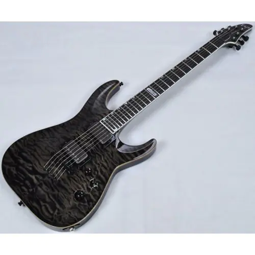 ESP USA Horizon Electric Guitar in See Thru Black EMG sku number EUSHORSTBLKE