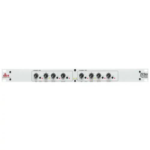 dbx 223xs Stereo 2-Way/Mono 3-Way Crossover with XLR Connectors sku number DBX223XSV