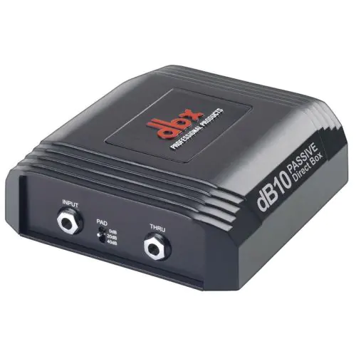 dbx db10 Passive Direct Box sku number DBXDB10V