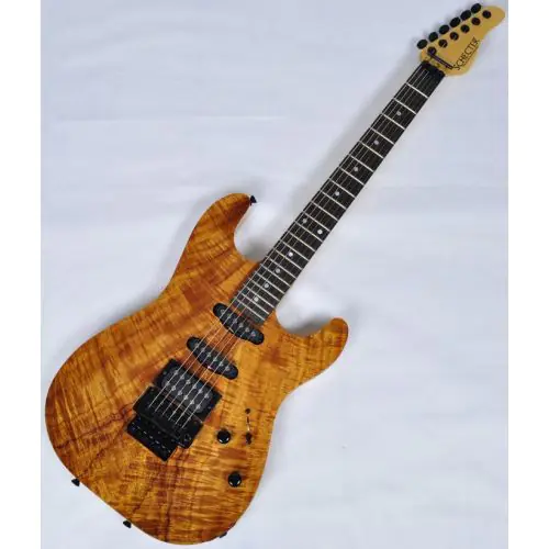 Schecter CET Koa Natural Gloss USA Custom Shop Electric Guitar sku number SCHECTERUCETKNATSD