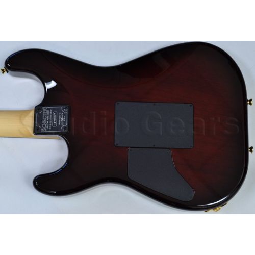 Schecter CET Koa Top USA Custom Shop Electric Guitar Tobacco