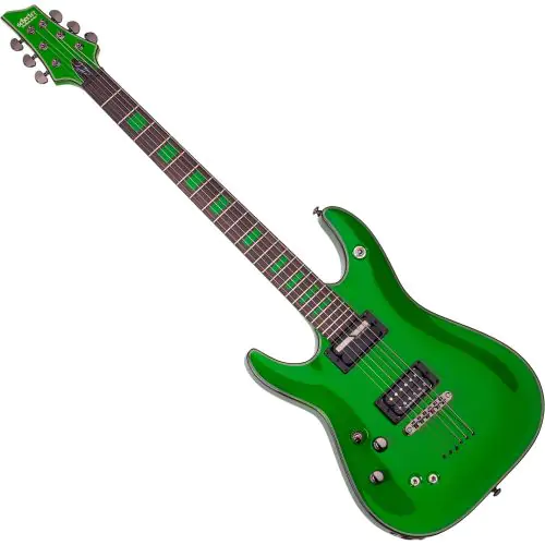 Schecter Signature Kenny Hickey C-1 EX S Left-Handed Electric Guitar in Steele Green Finish sku number SCHECTER229