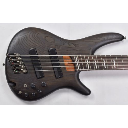 Ibanez SR Bass Workshop SRFF805 Multi-Scale 5 String Electric Bass Walnut Flat