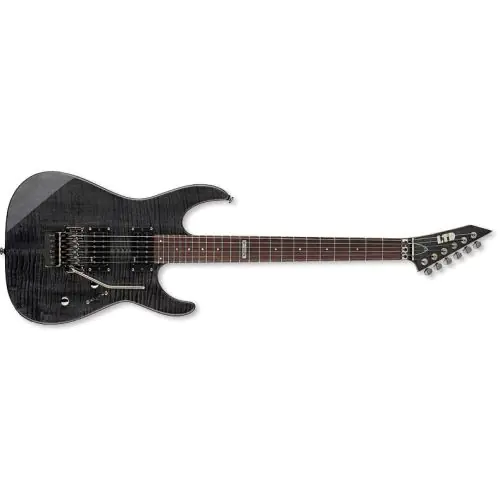 ESP LTD M-100FM Guitar in See-Through Black sku number LM100FMSTBLK