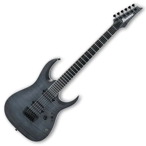 Ibanez RGAIX6FM-TGF RG Iron Label Series Electric Guitar in Transparent Gray Flat Finish sku number RGAIX6FMTGF