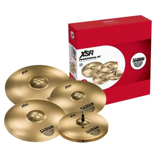 Sabian XSR Series Performance Set with Free 18 Inch Crash - XSR5005GB sku number XSR5005GB