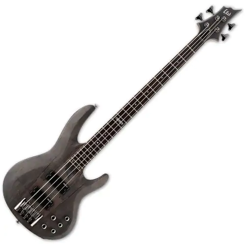 ESP LTD B-204SM Electric Bass in See Thru Black Satin sku number LB204SMSTBLKS