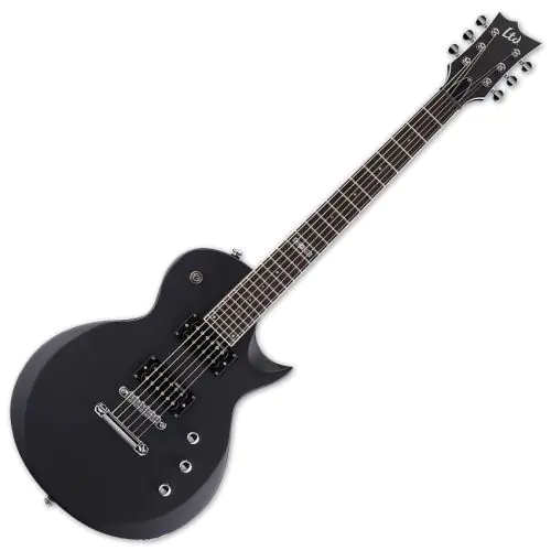 ESP LTD EC-200 Guitar in Black Satin Finish sku number LEC200BLKS