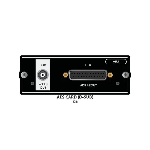 Soundcraft AES/EBU 8x8 D Type Card with Word Clock sku number A520.003000SP