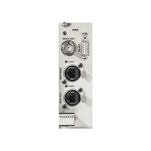 Soundcraft RS2409SP Local Rack ViO/D21 Cat5 MADI Card sku number RS2409SP