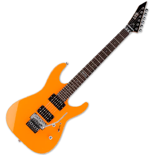ESP LTD M-50 Electric Guitar in Neon Orange Finish sku number LM50FRNOR
