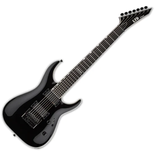 ESP LTD MH-1007ET 7 String Evertune Electric Guitar in Black sku number LMH1007ETBLK