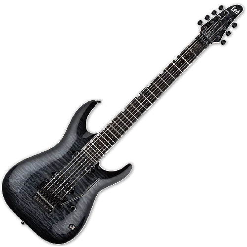 ESP LTD BS-7B Ben Savage 7 strings Baritone Electric Guitar B-Stock sku number LBS7BQMSTBLKSB.B