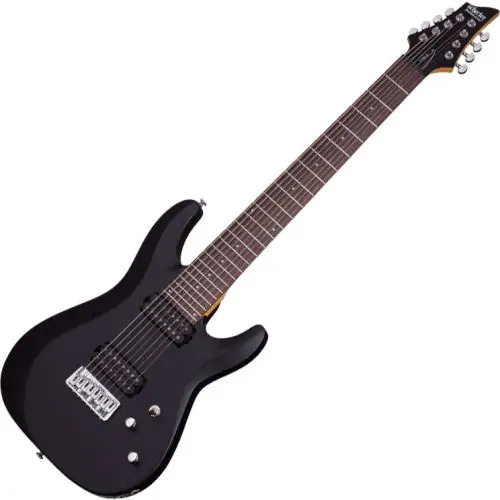 Schecter C-8 Deluxe Electric Guitar Satin Black sku number SCHECTER440