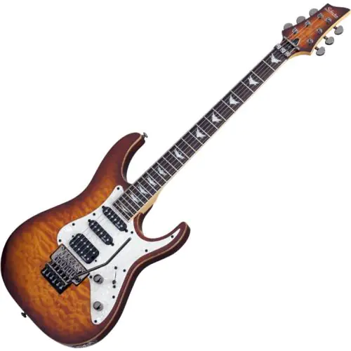 Schecter Banshee-6 FR Extreme Electric Guitar in Vintage Sunburst Finish sku number SCHECTER1993