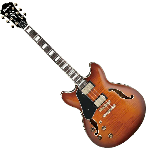 Ibanez Artcore Expressionist AS93L Left-Handed Semi-Hollow Electric Guitar in Violin Sunburst sku number AS93LVLS