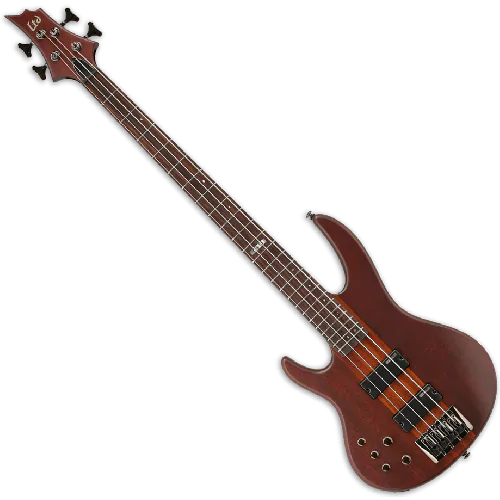 ESP LTD D-4 Left Handed Bass Guitar in Natural Satin sku number LD4NSLH