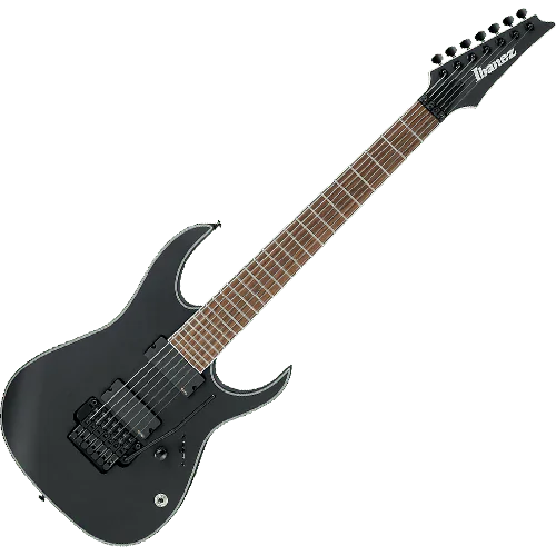 Ibanez RG Iron Label RGIR37BE 7 String Electric Guitar in Black Flat sku number RGIR37BEBKF