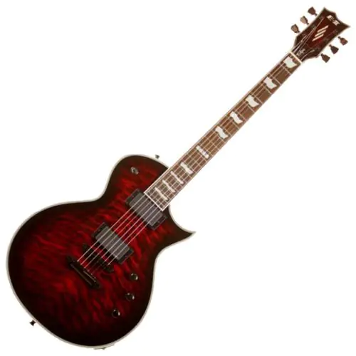 ESP E-II Eclipse QM STBCSB See Through Black Cherry Sunburst Quilted sku number EIIECQMSTBCSB