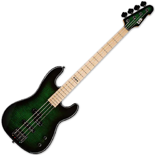ESP LTD MM-4FM Marco Mendoza Electric Bass See Thru Green Sunburst sku number LMM4FMDSTGSB