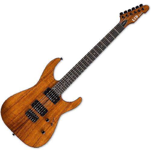 ESP LTD M-1000HT Koa Top Electric Guitar in Natural sku number LM1000HTKNAT