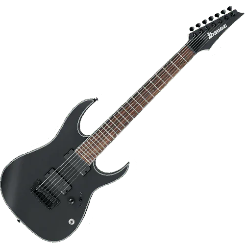 Ibanez RG Iron Label RGIR37BFE 7 String Electric Guitar in Black Flat sku number RGIR37BFEBKF