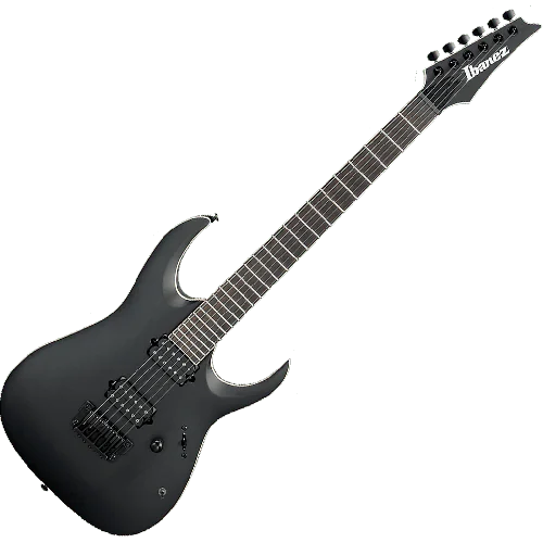 Ibanez RGA Iron Label RGAIR6 Electric Guitar in Black Flat sku number RGAIR6BKF