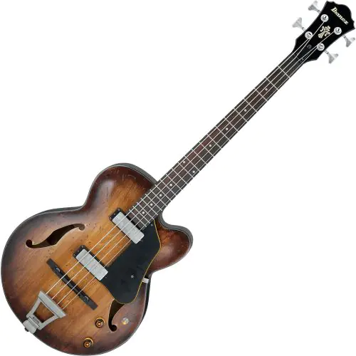 Ibanez Artcore Vintage AFBV200A Hollow Body Electric Bass Tobacco Burst sku number AFBV200ATCL