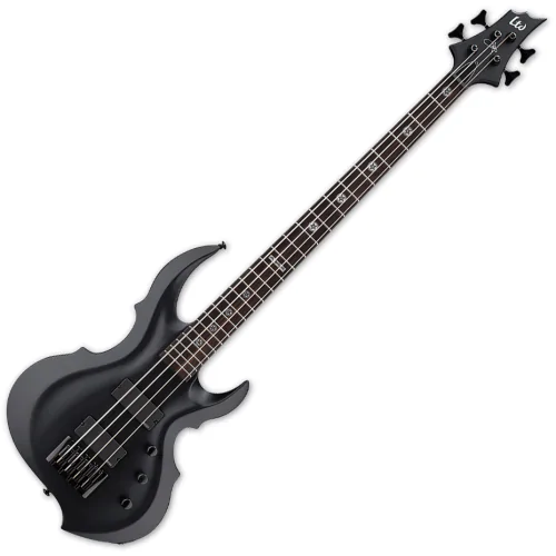 ESP LTD Tom Araya TA-604 FRX Signature Electric Bass Black Satin sku number LTA604FRXBLKS