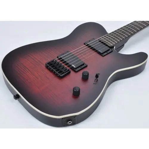 ESP LTD TE-406 FM Electric Guitar in Dark Brown Sunburst Satin sku number LTE406FMDBSBS